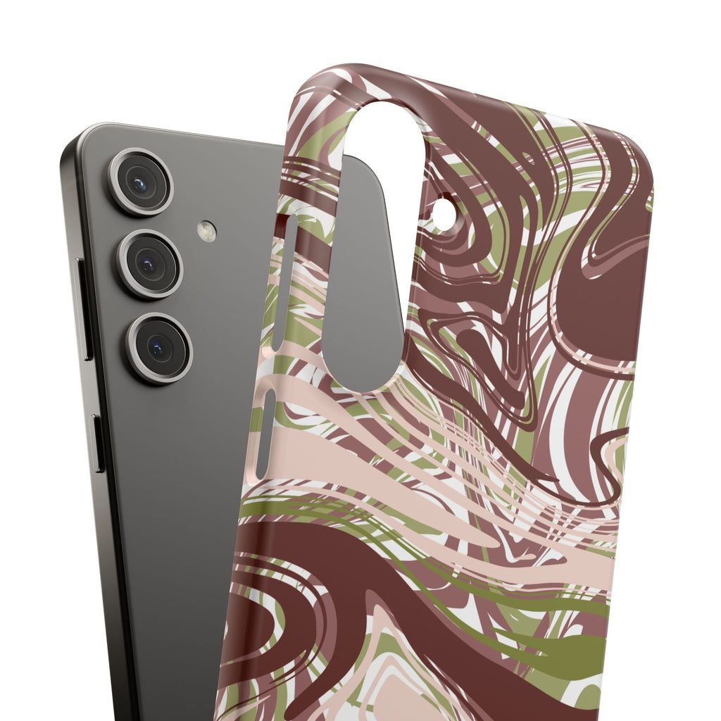 Abstract Marbled Snap Phone Case