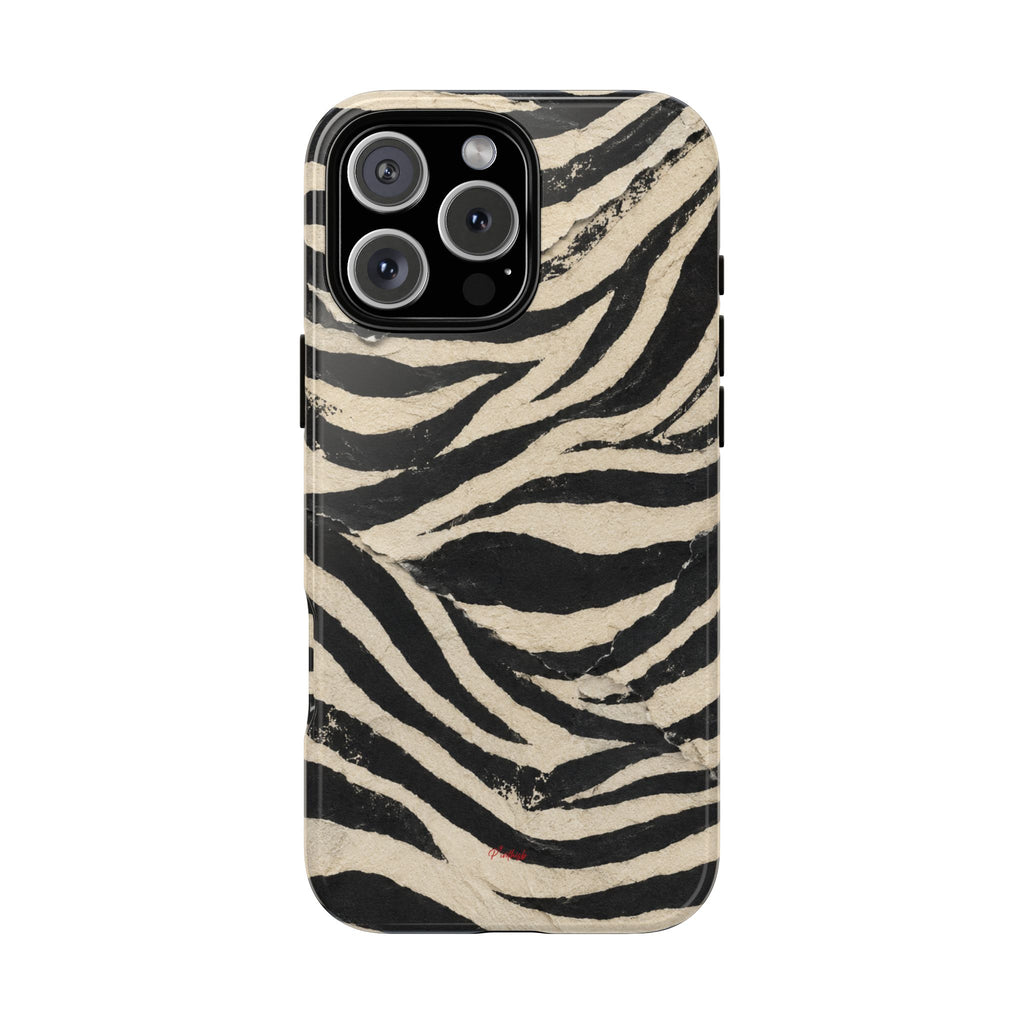 Wavy Peach & Mauve Tough Case