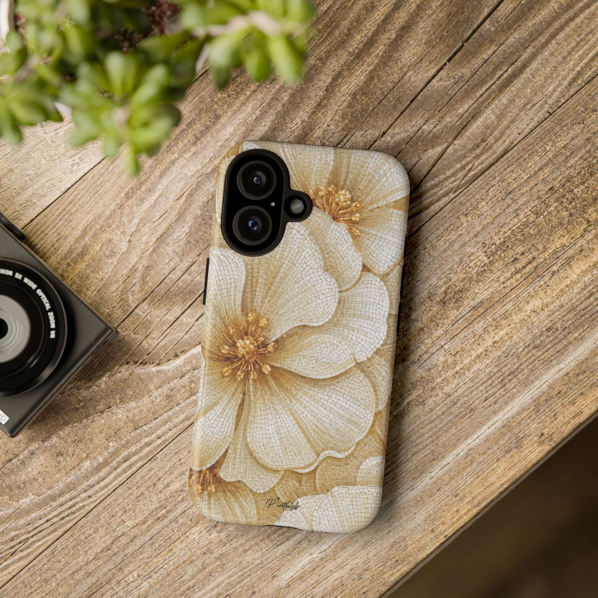 Floral Gold Bloom Tough Case