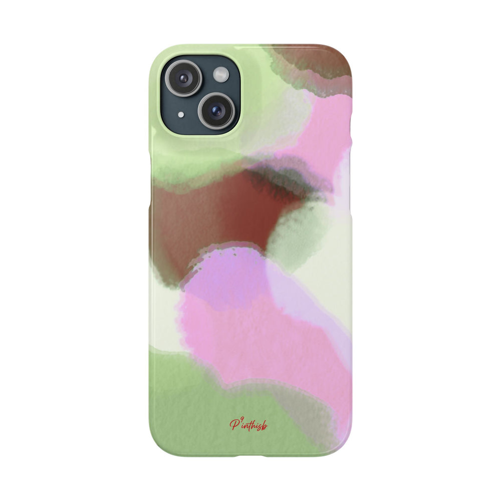 Abstract Pastel Camouflage Snap Phone Case