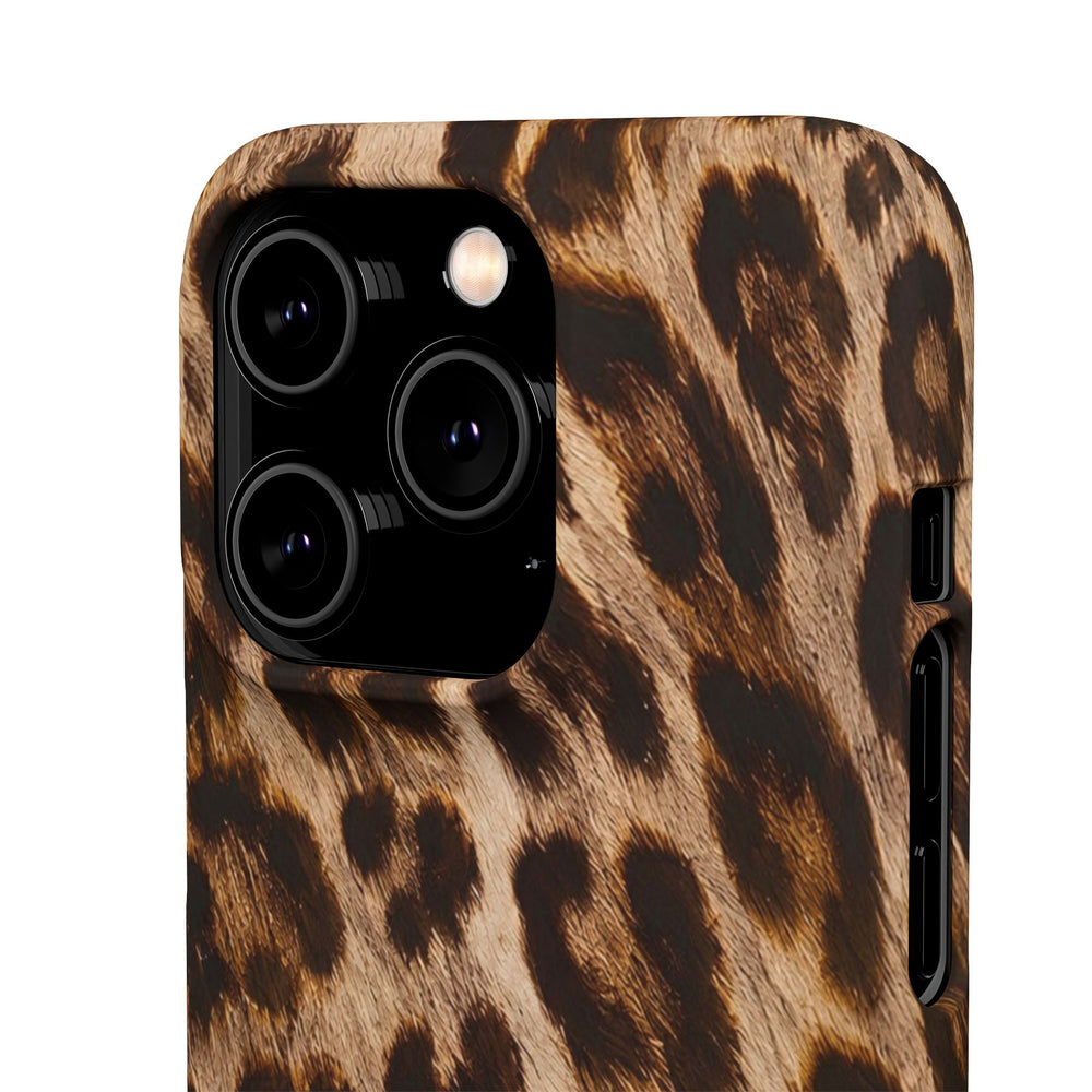 Leopard Print Snap Phone Case