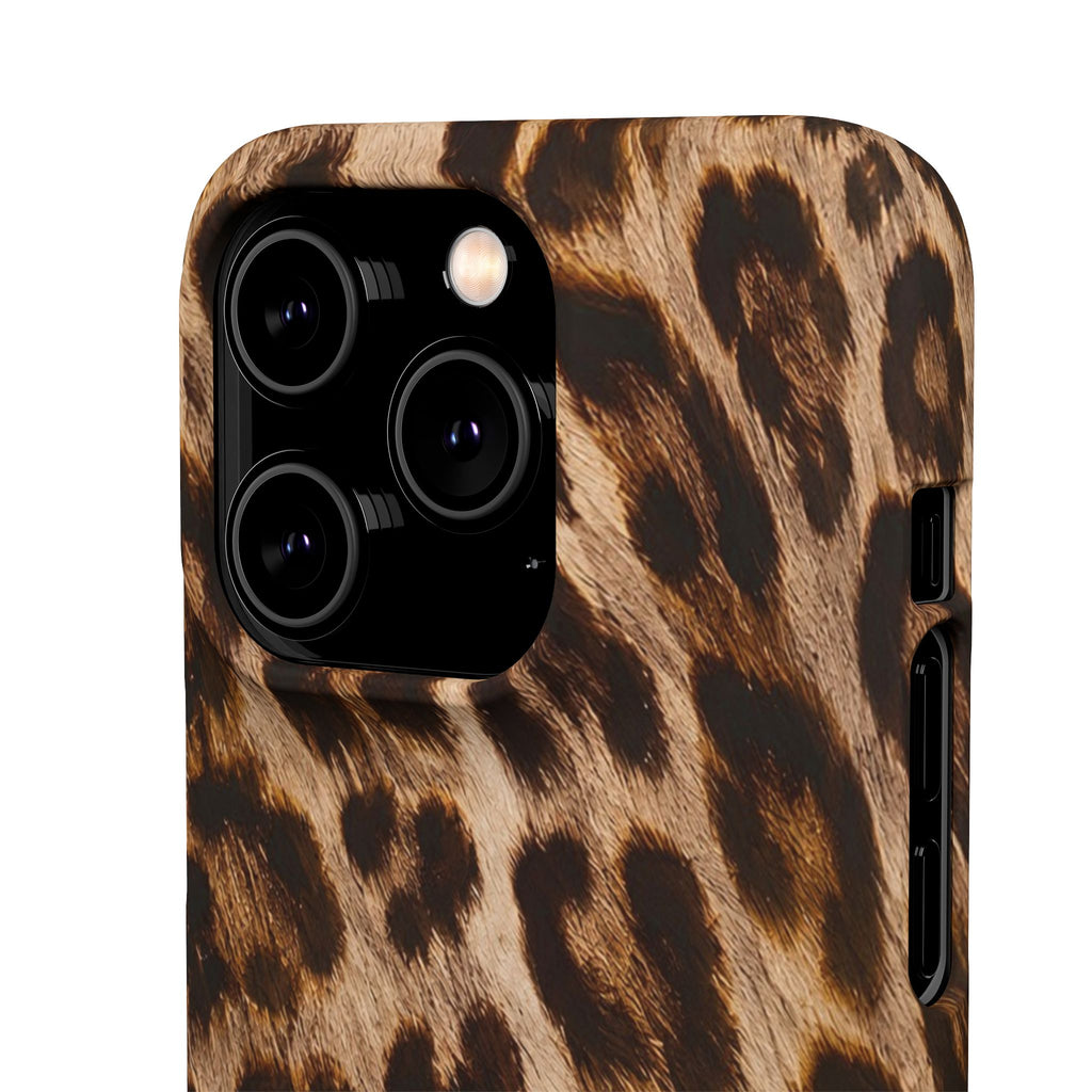 Leopard Print Snap Phone Case