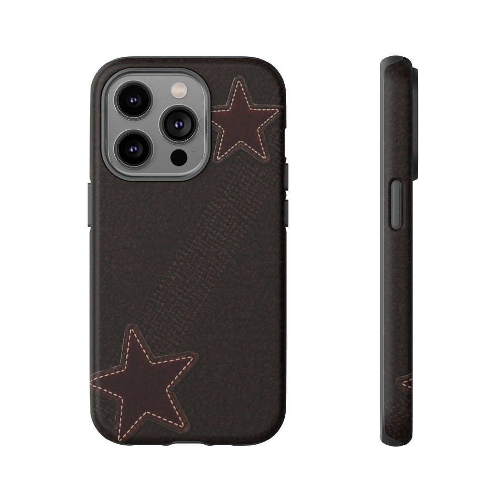 Rustic Stitched Star Phone Case