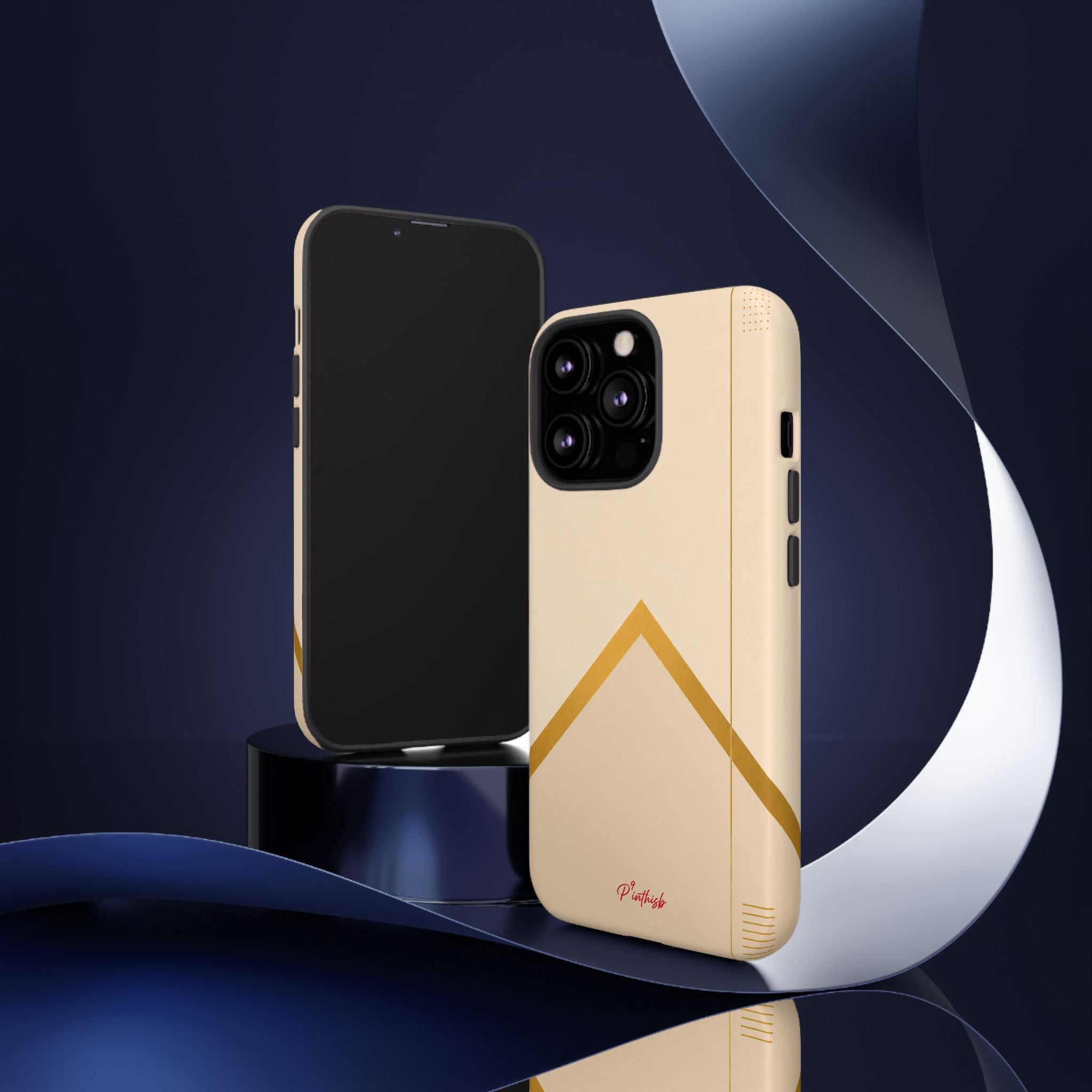 Gold Malboro Inspired Tough Phone Case