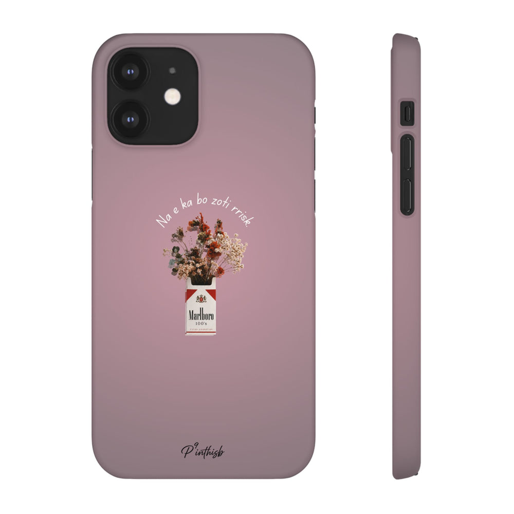 "Na e ka bo zoti rrisk." Snap Phone Case