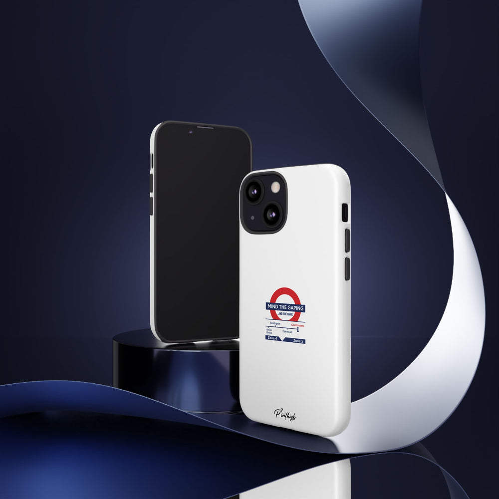 "Mind the Gaping" London Tube Parody Phone Case