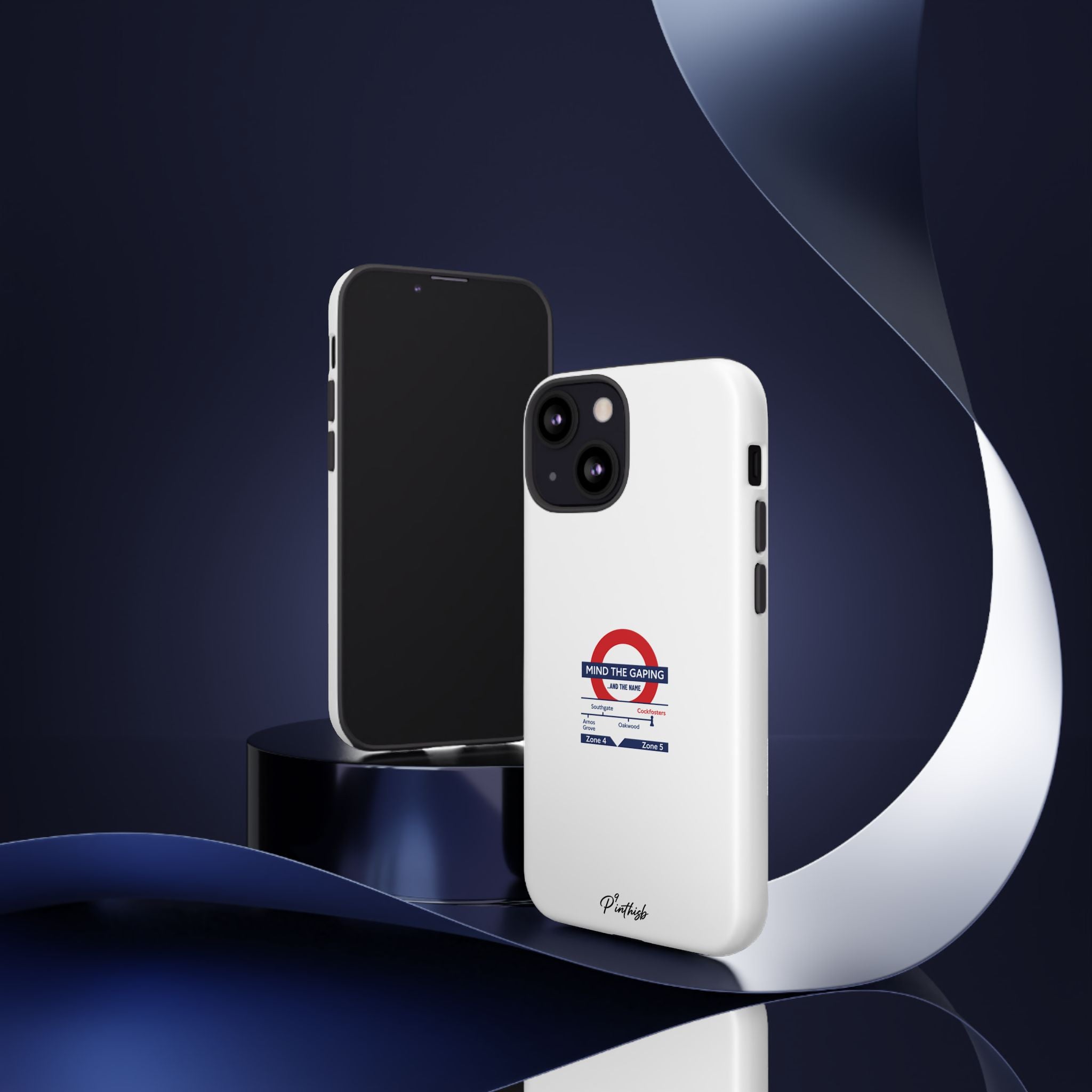 "Mind the Gaping" London Tube Parody Phone Case