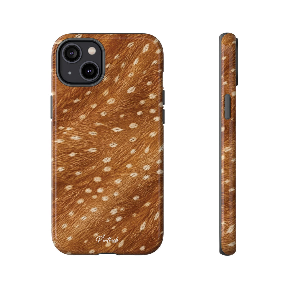 Caramel Deer Pattern Tough Case