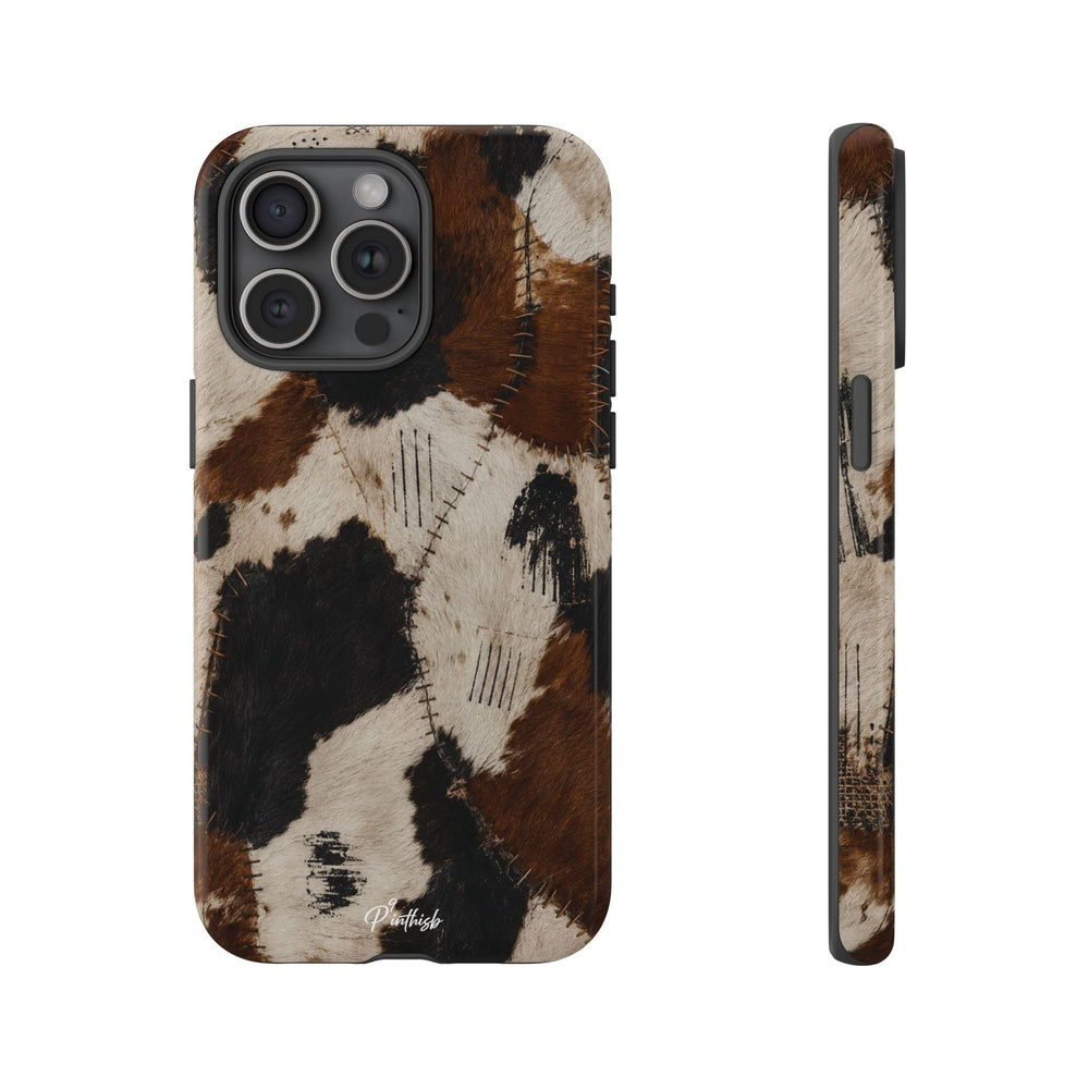 Brown & Black Animal Print Tough Case