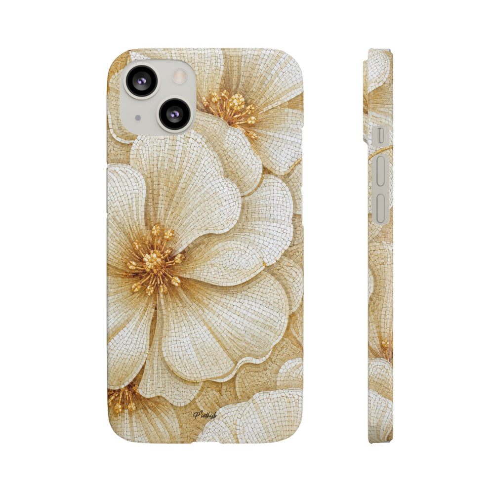Floral Gold Bloom Snap Case