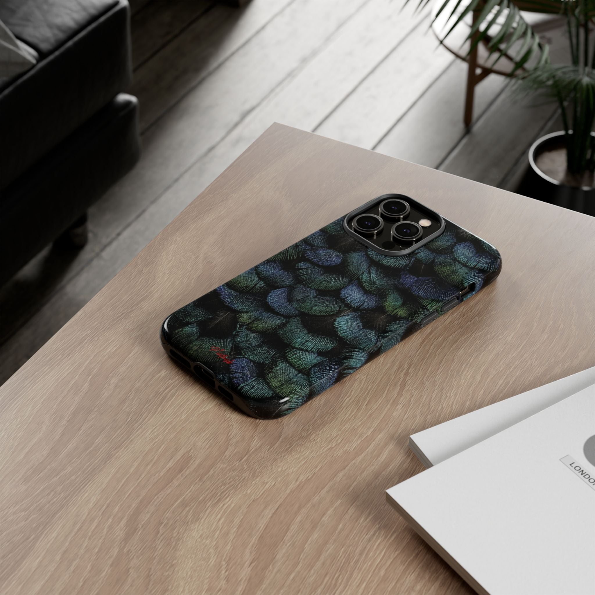 Iridescent Feather Tough Case