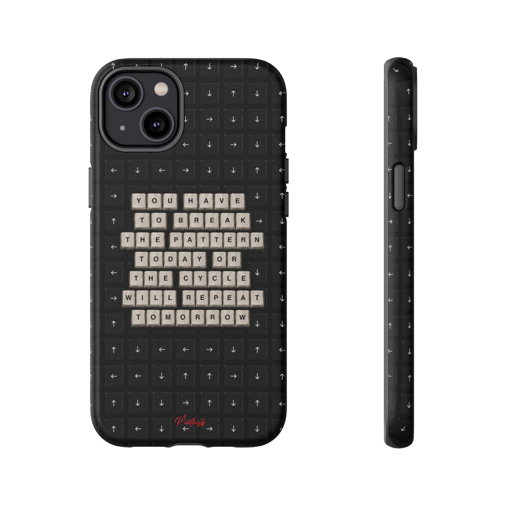 "Break the pattern" Keyboard Tough Case