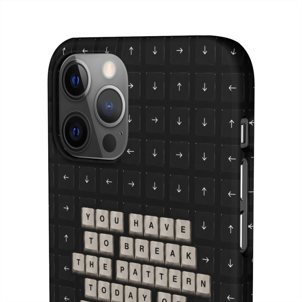 "Break the pattern" Keyboard Snap Case