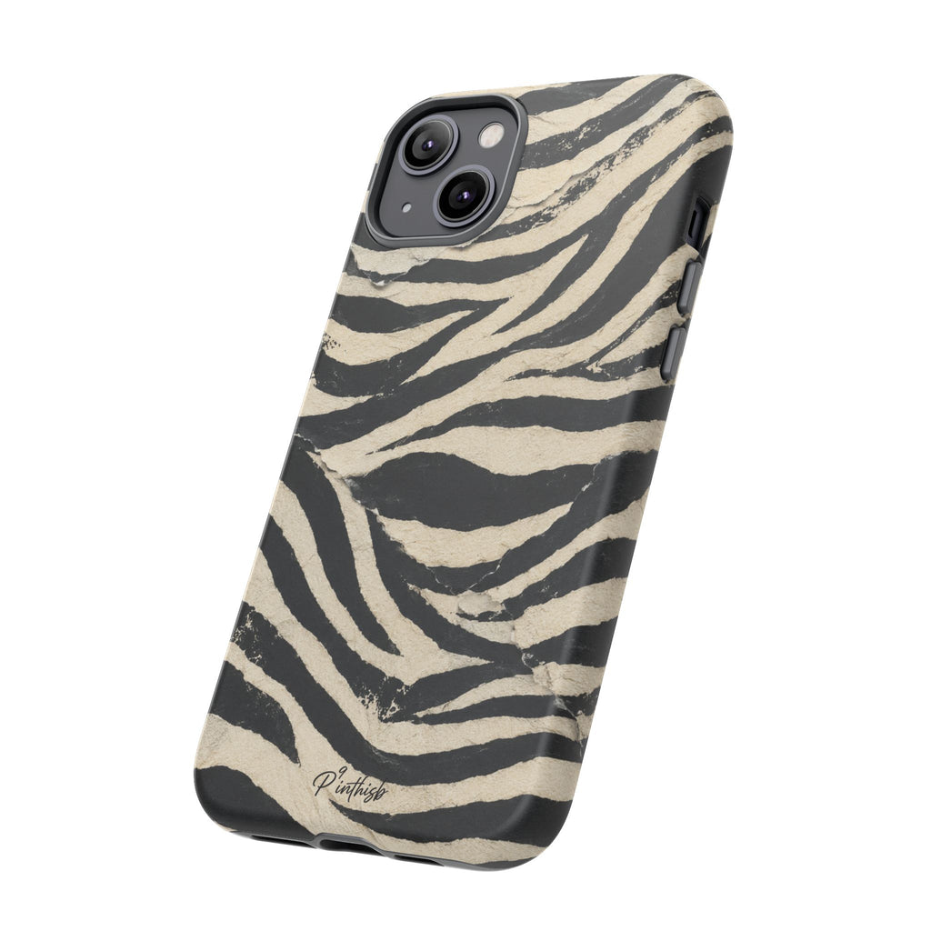 Zebra Stripe Tough Phone Case