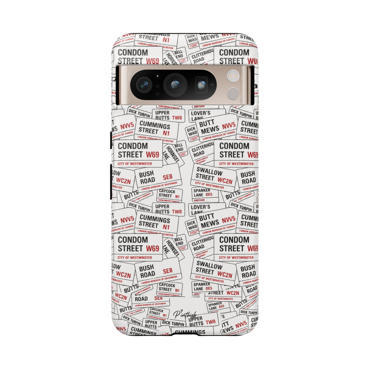 Cheeky London Street Signs Phone Case