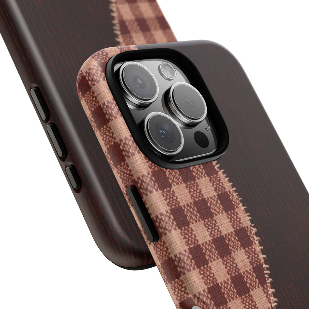 Rustic Plaid Stars Phone Case