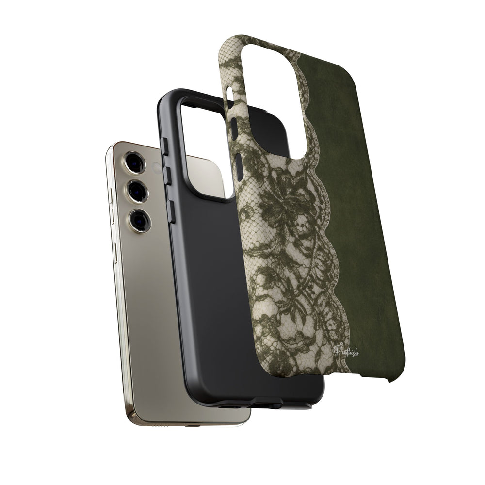Olive Lace Tough Case