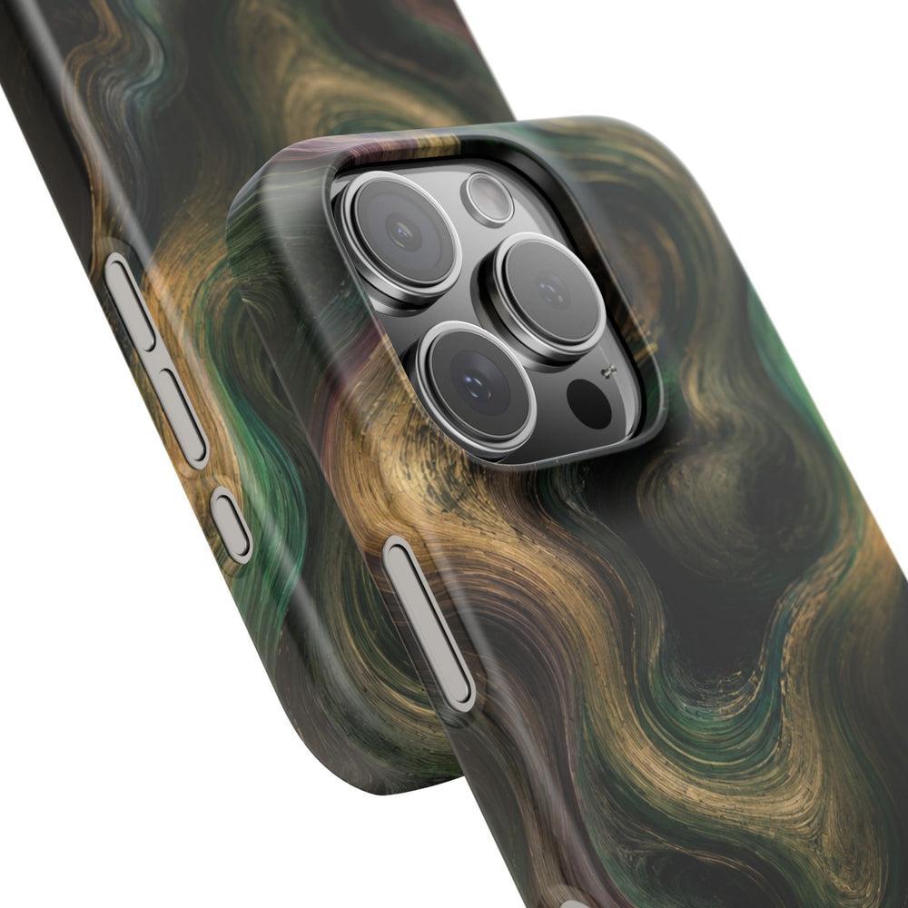 Marbled Forest Snap Phone Case