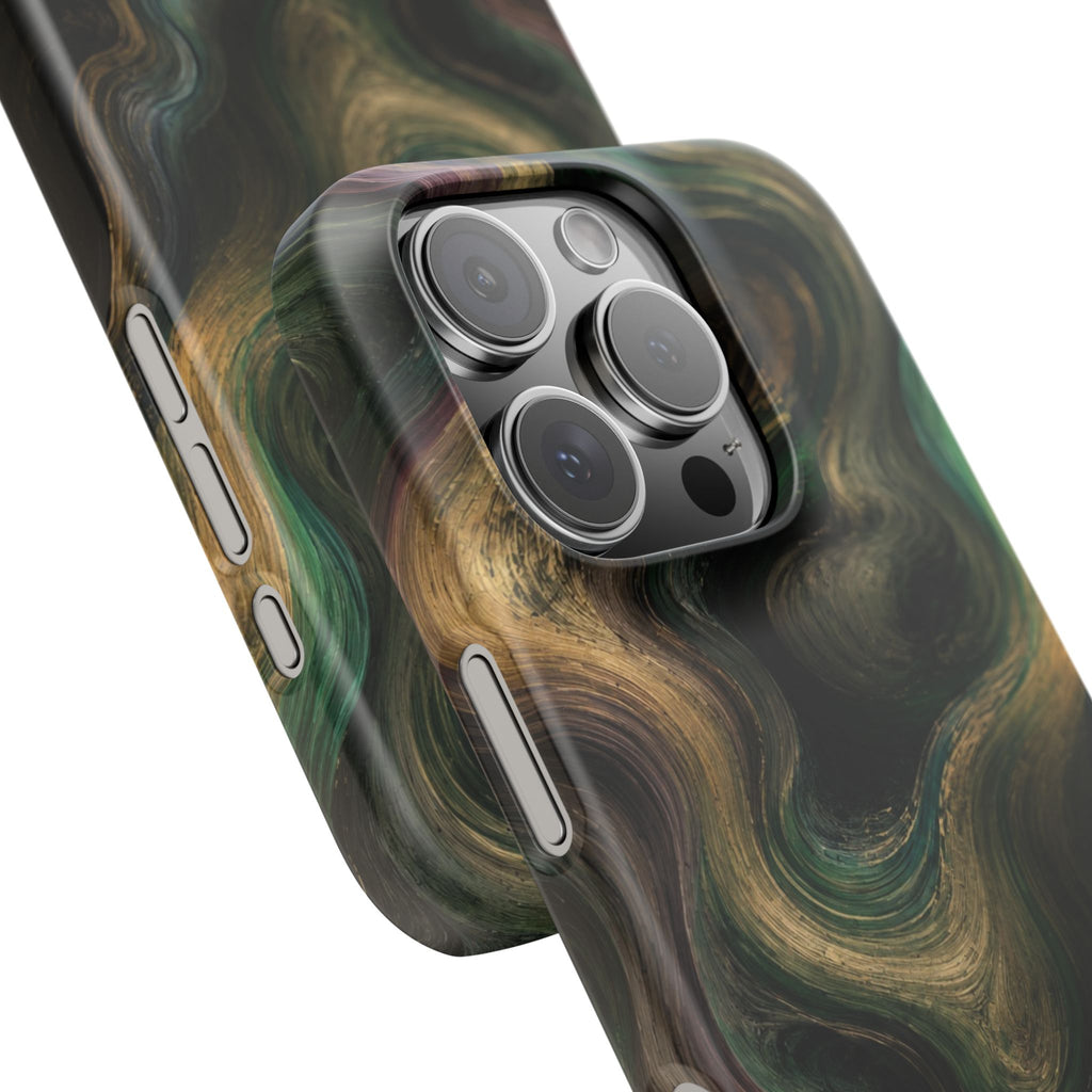 Marbled Forest Snap Phone Case