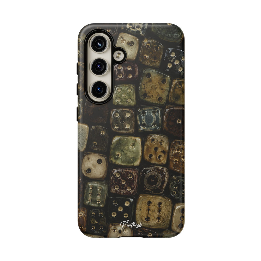 Vintage Dice Tile Phone Case