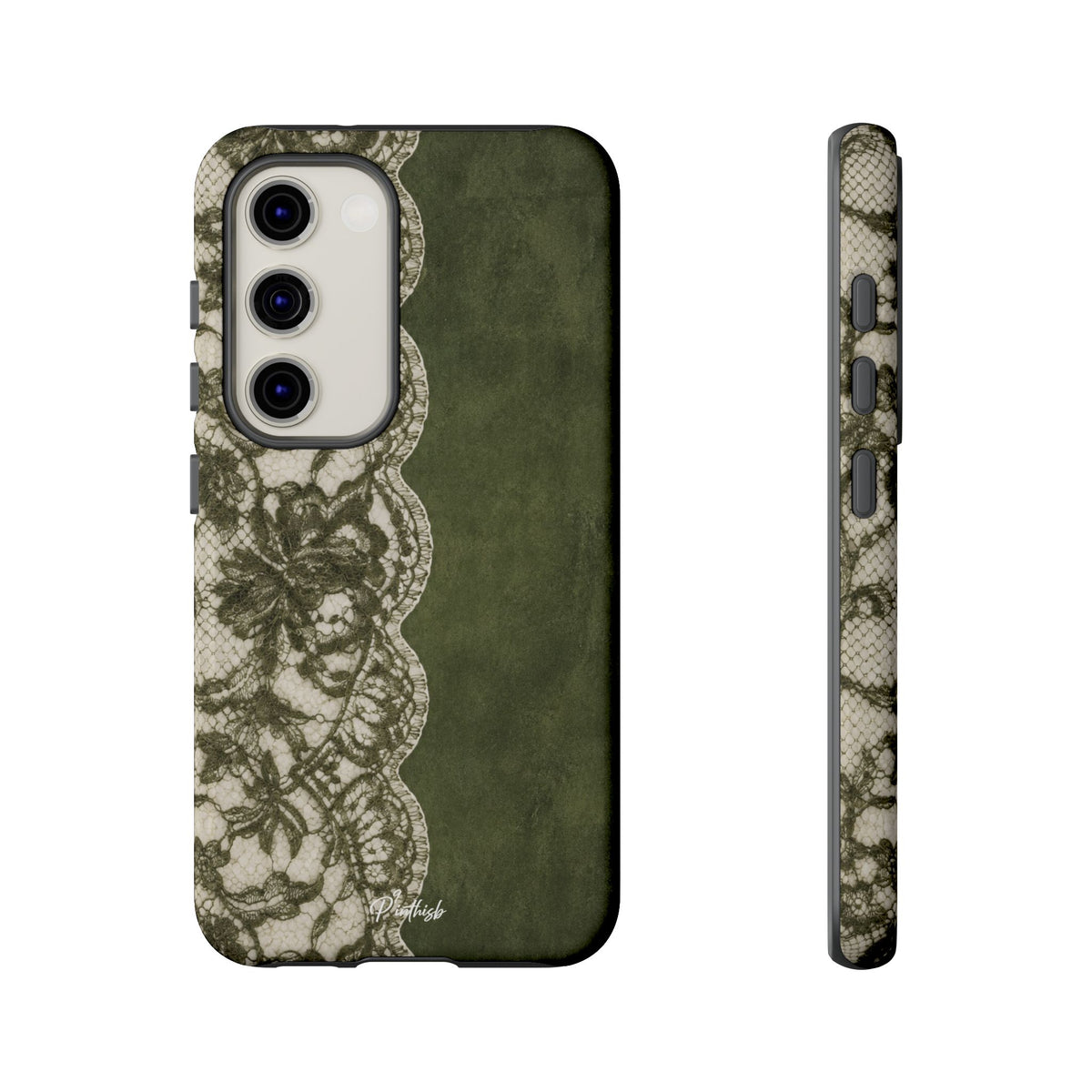 Olive Lace Tough Case