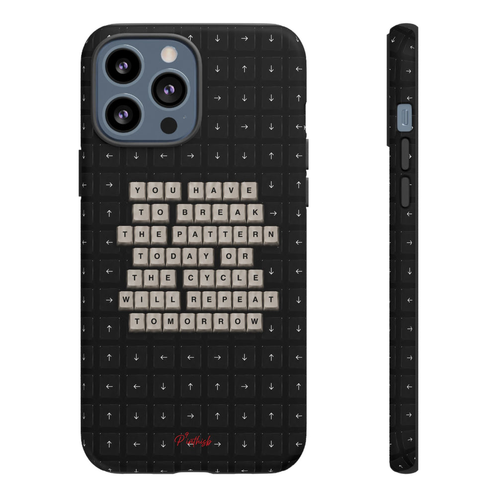 "Break the pattern" Keyboard Tough Case