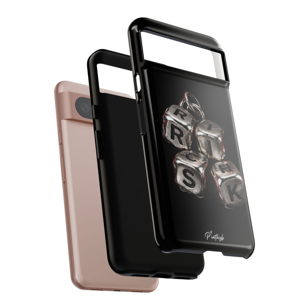 Metallic Dice 'RISK' Phone Case