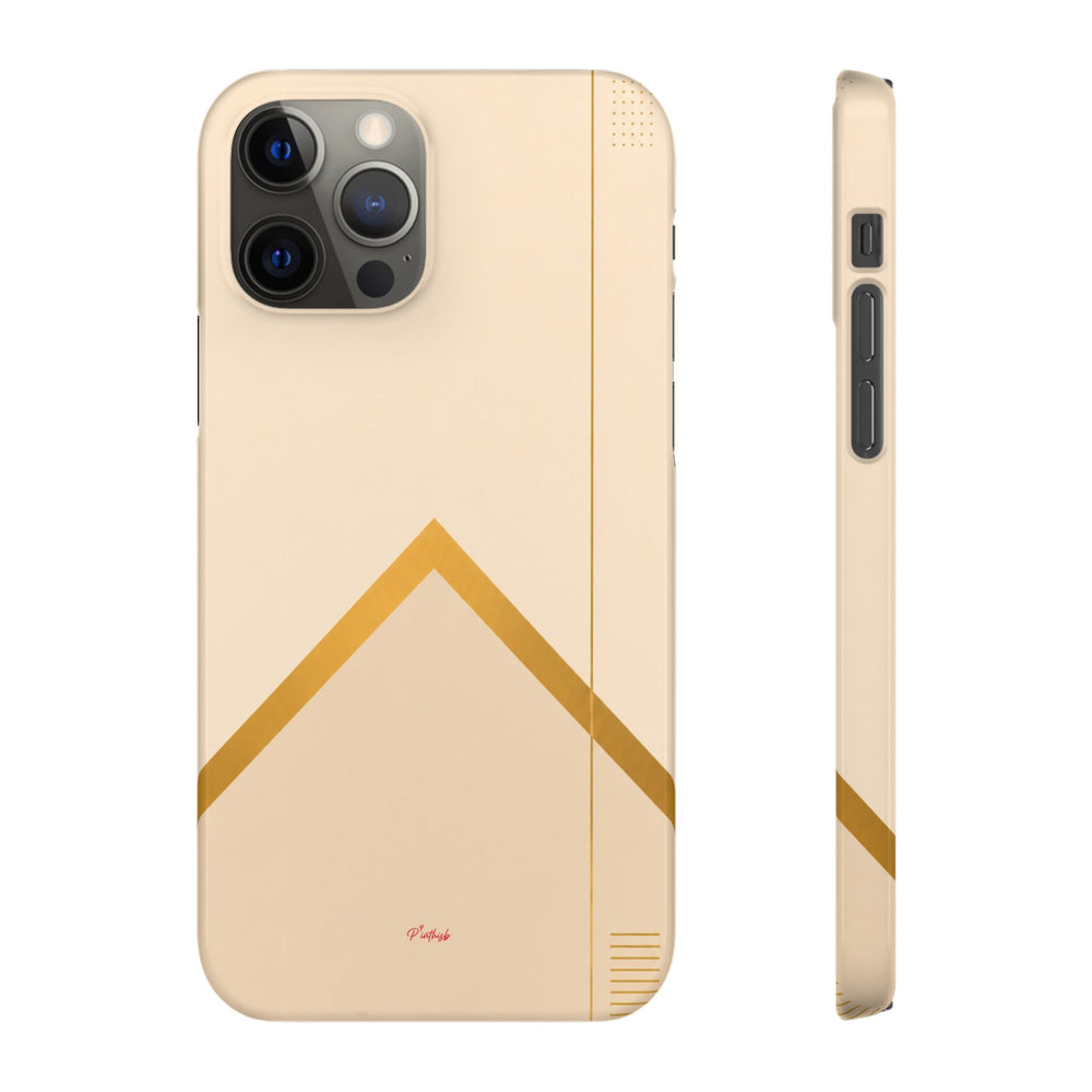 Gold Malboro Inspired Snap Phone Case