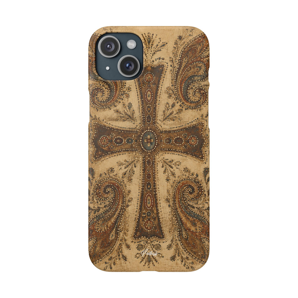 Cross Paisley Snap Case