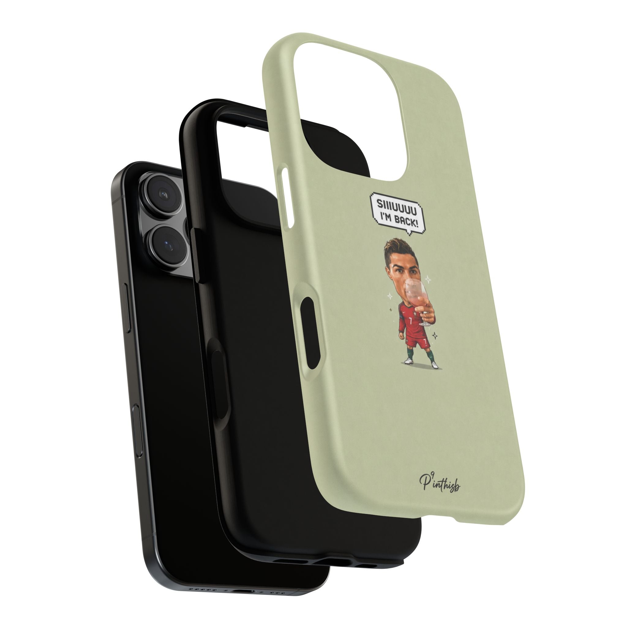 "SIIUUU, I'M BACK" CR7 Tough Phone Case