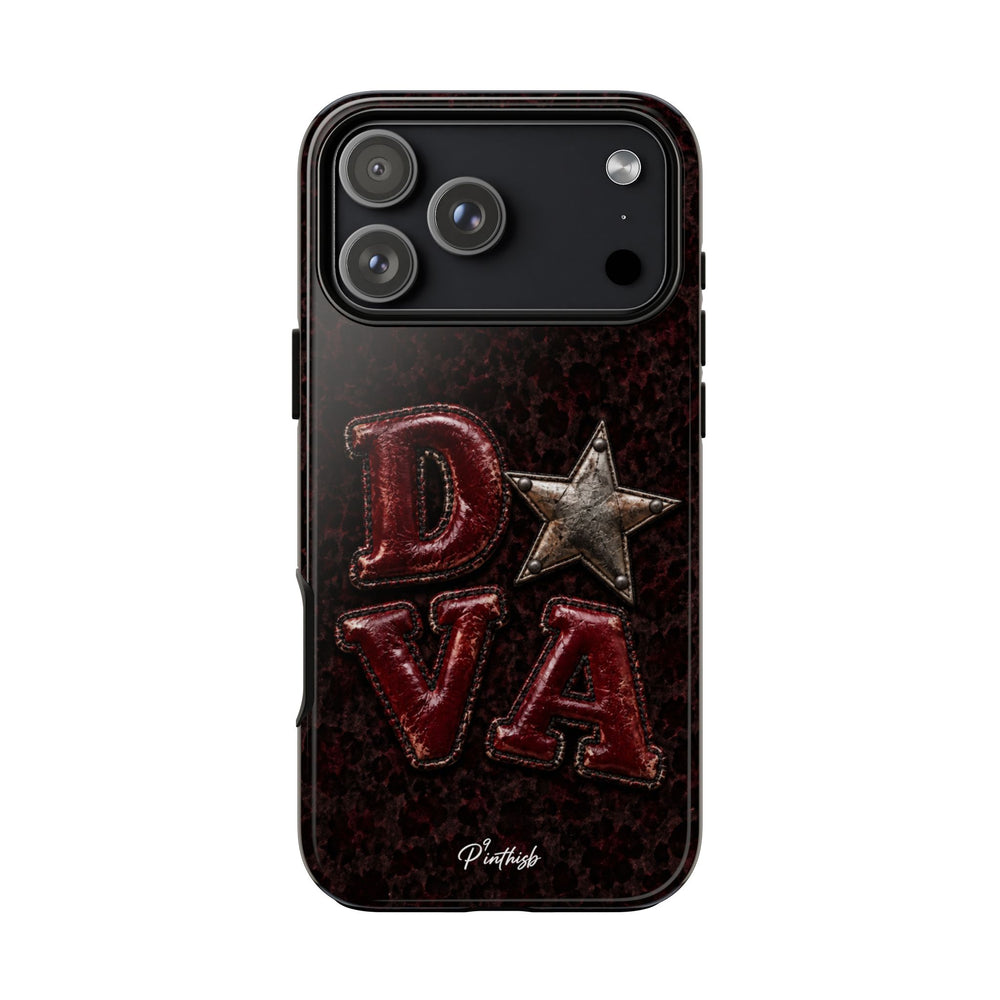 Geometric Blue Diamond Tough Phone Case