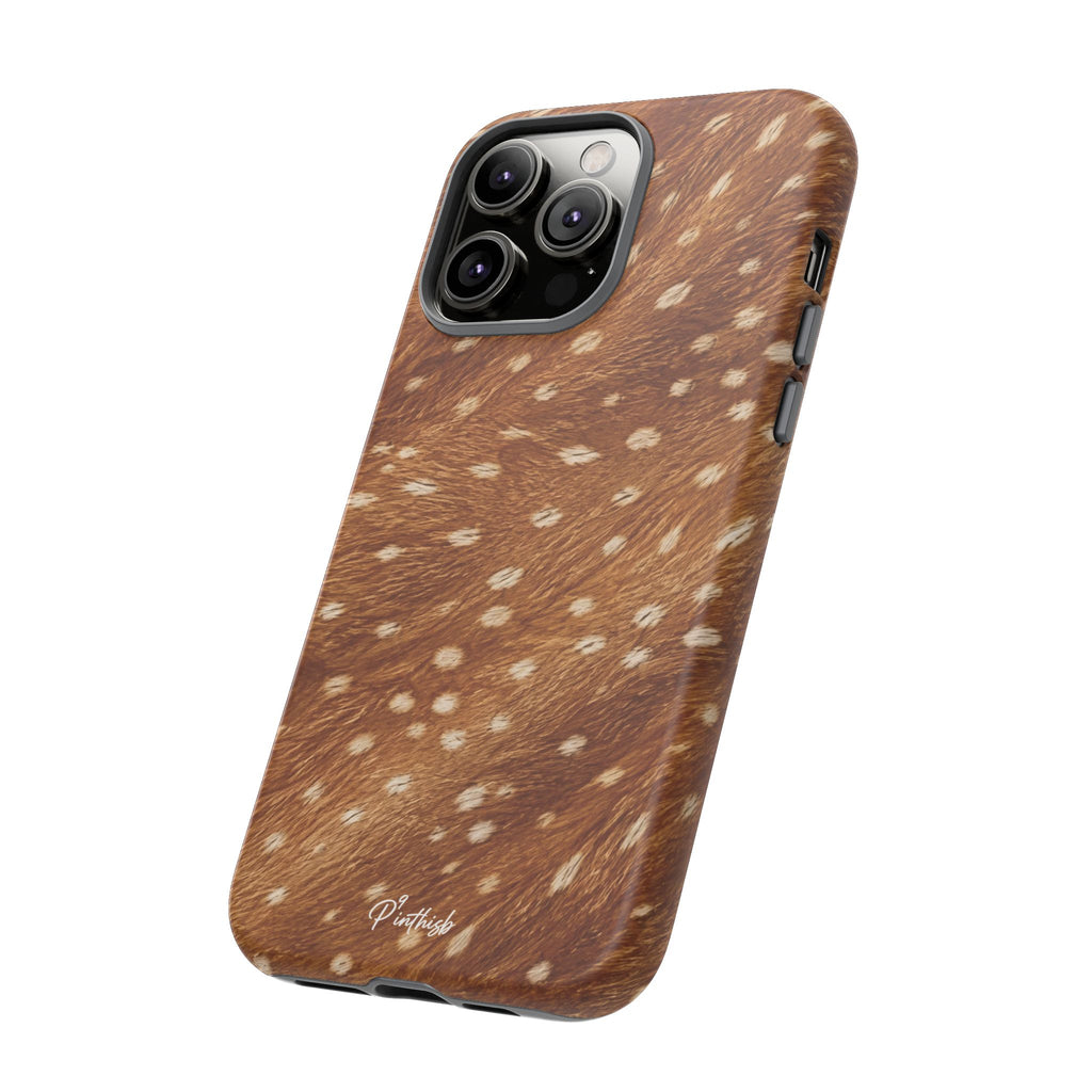 Caramel Deer Pattern Tough Case