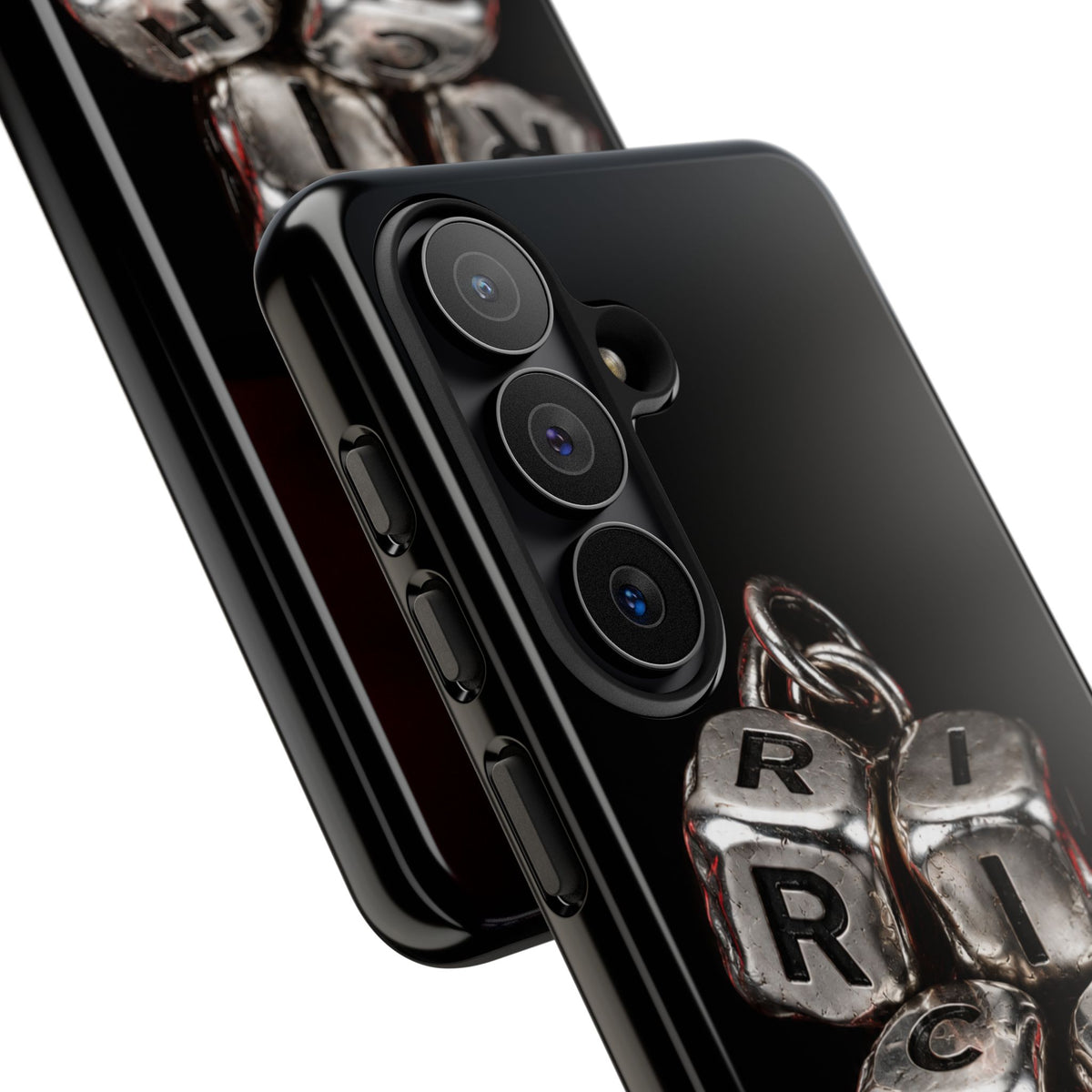 Metallic Dice 'RISK' Phone Case