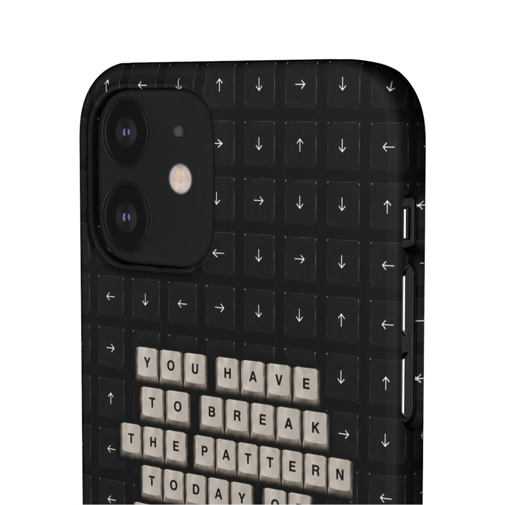 "Break the pattern" Keyboard Snap Case