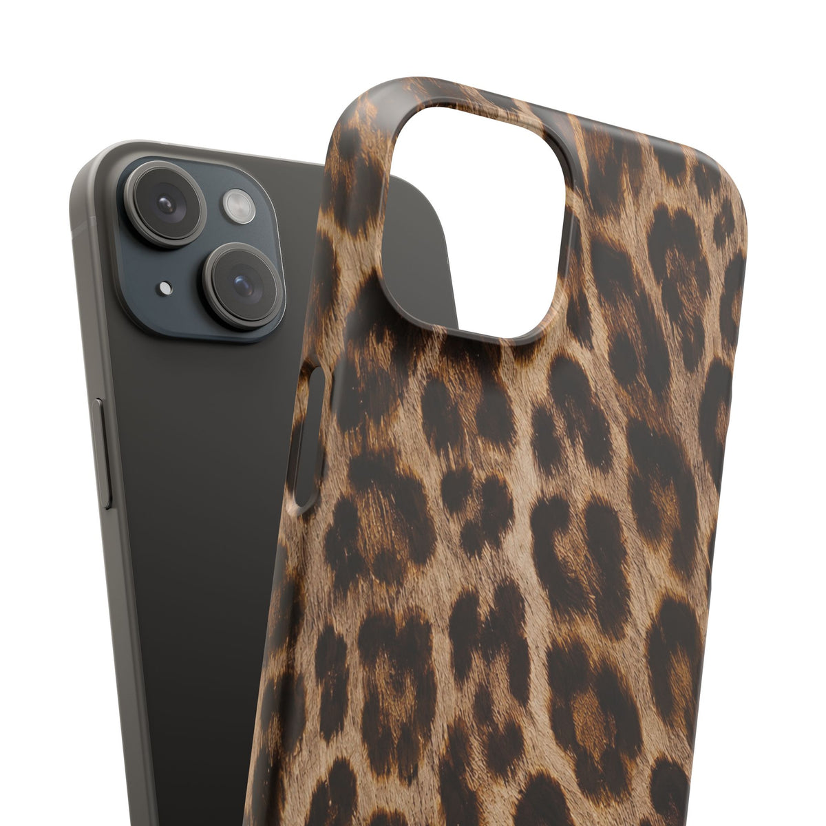 Leopard Print Snap Phone Case