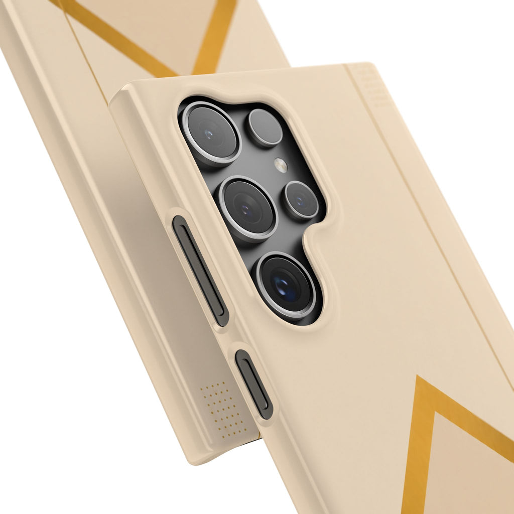 Gold Malboro Inspired Snap Phone Case