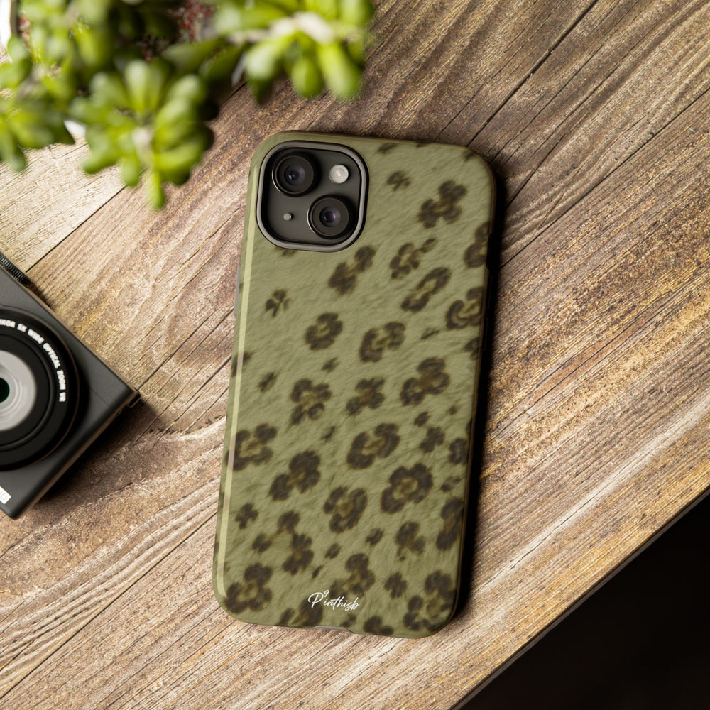 Olive Leopard Print Tough Case