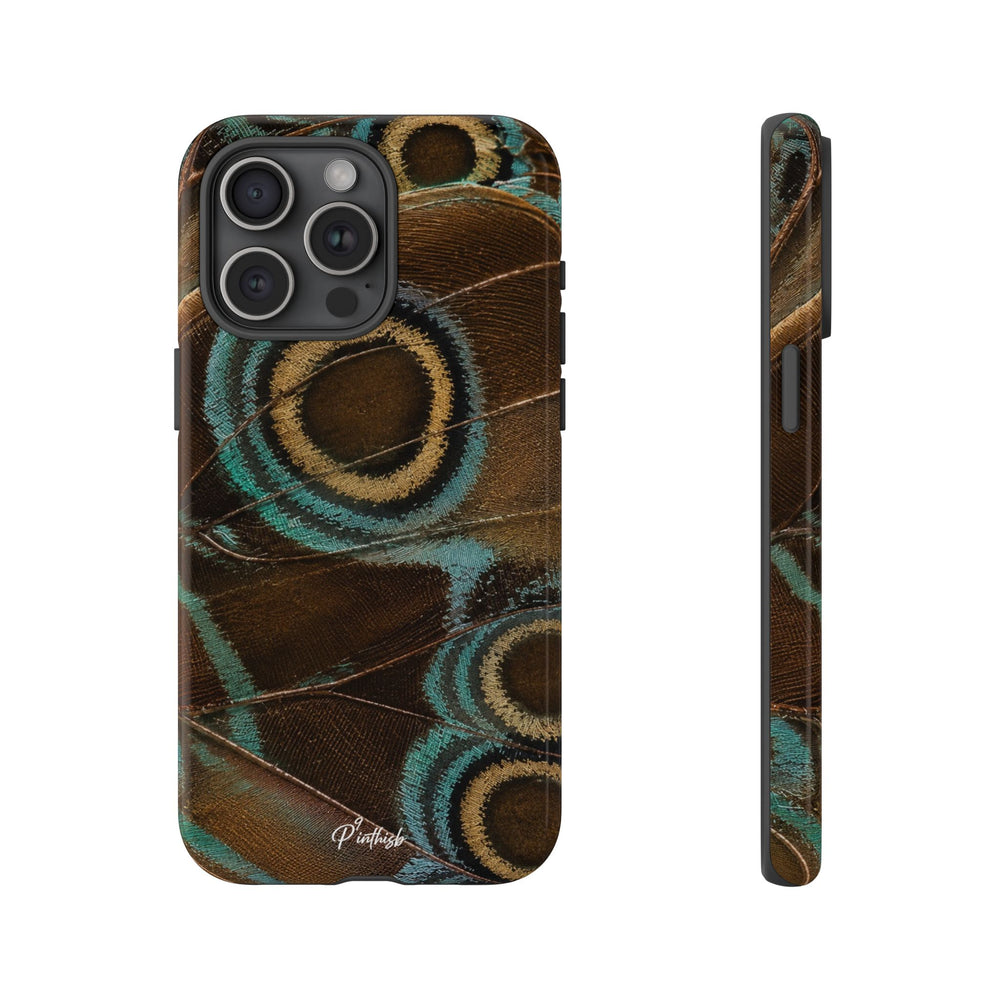 Peacock Feather Pattern Tough Case