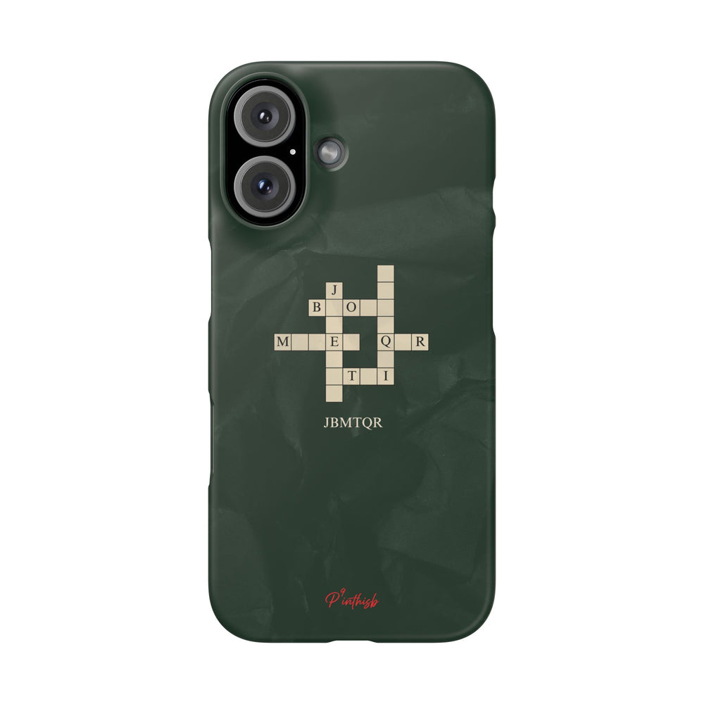 "JBMTQR crossword" Snap Phone Case