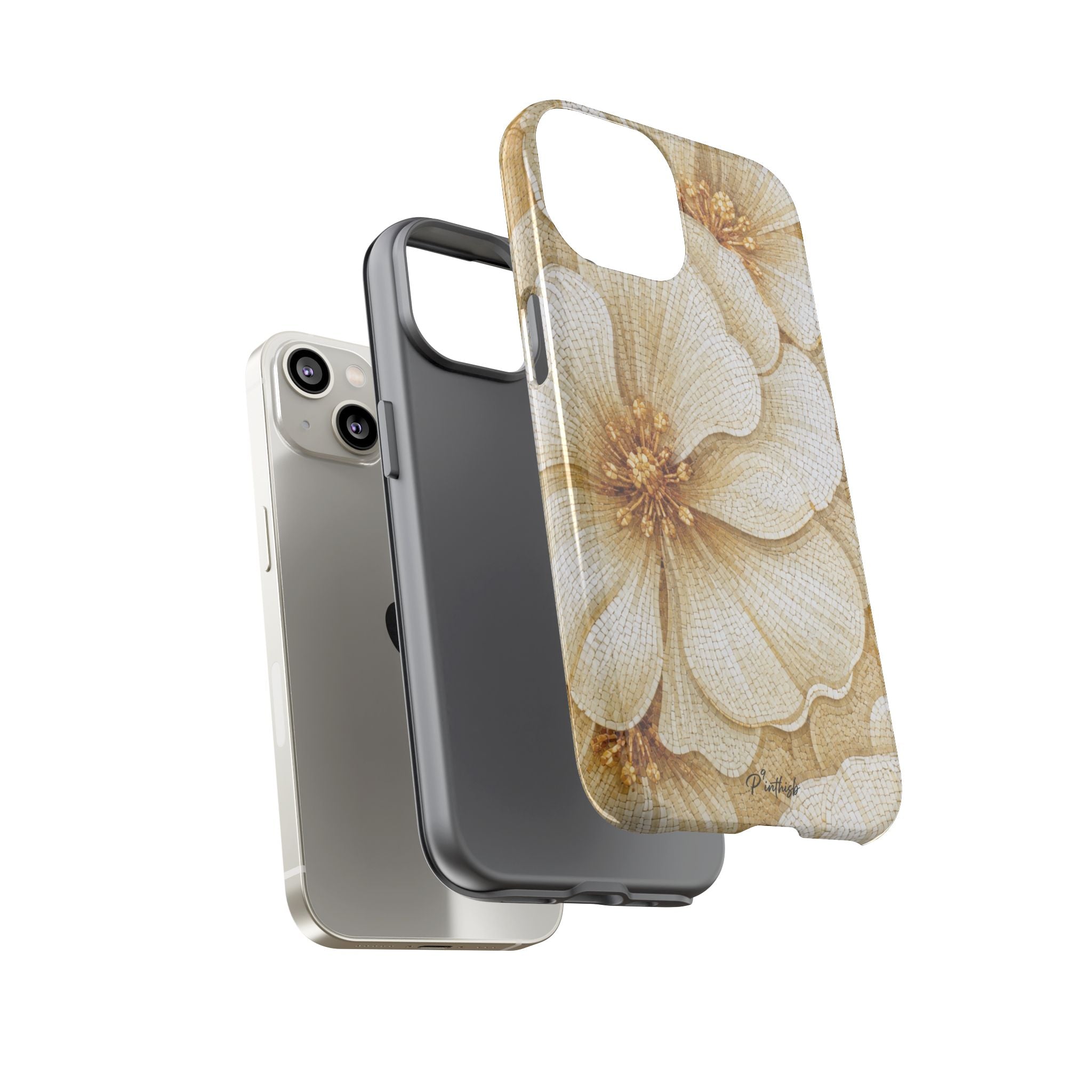Floral Gold Bloom Tough Case