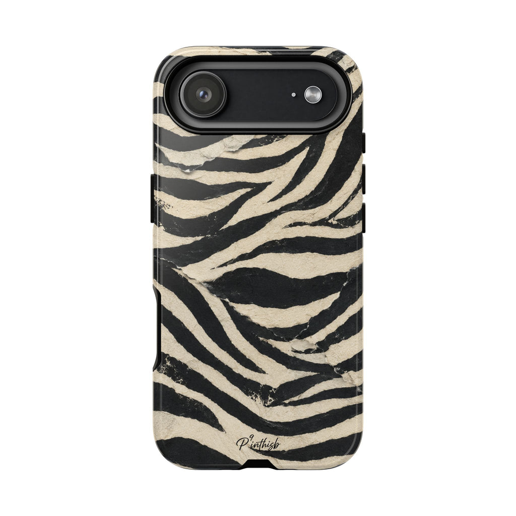 Zebra Stripe Tough Phone Case