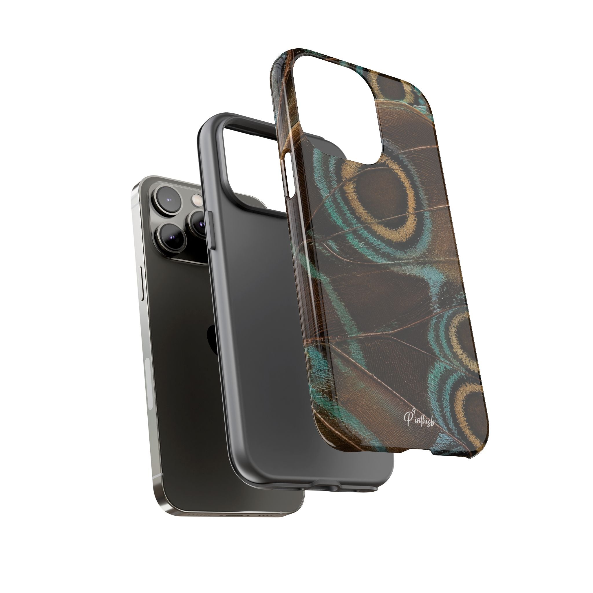 Peacock Feather Pattern Tough Case