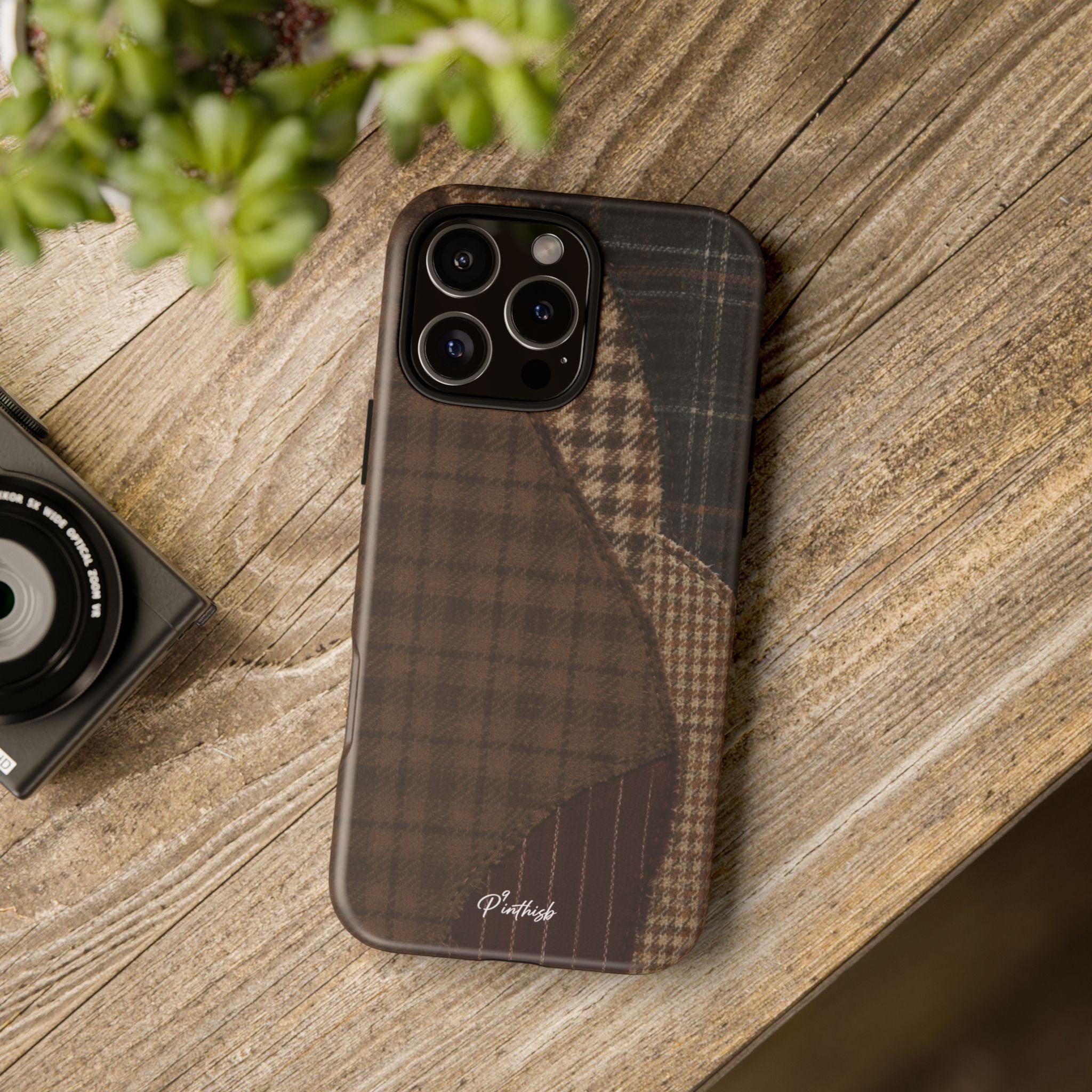 Rustic Brown Retro Tough Case