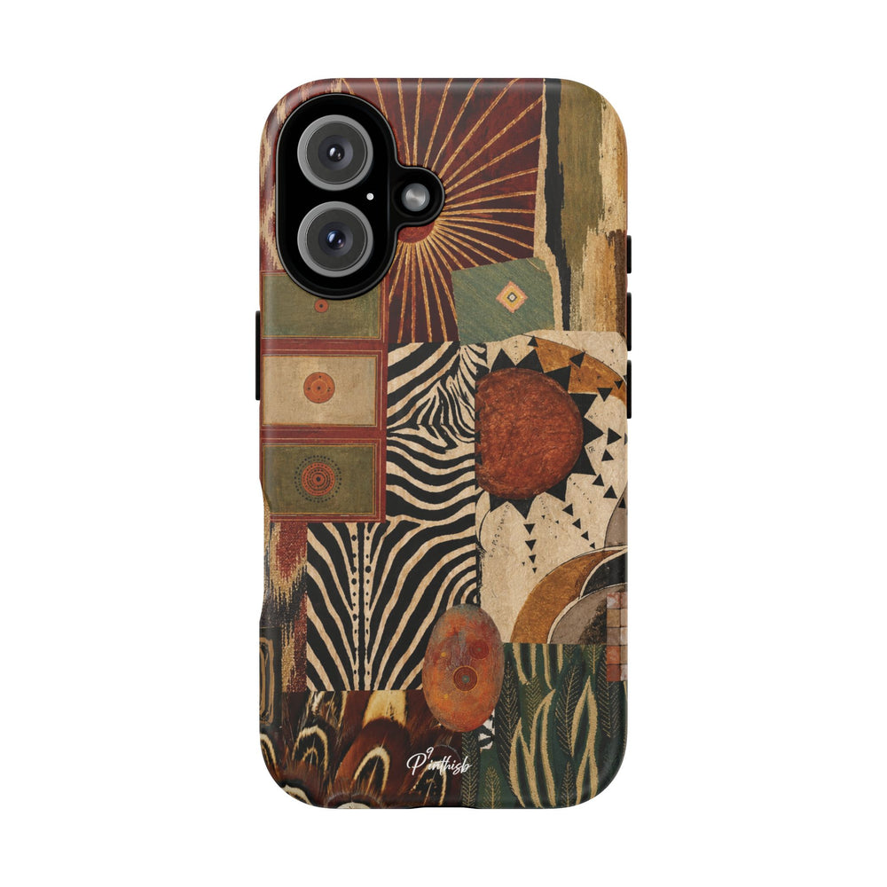Abstract Boho Collage Tough Case
