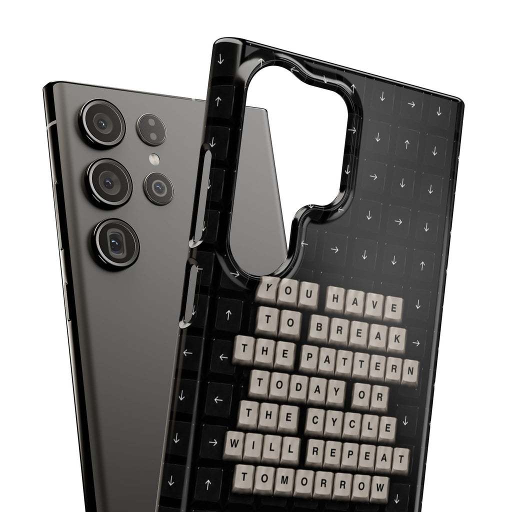"Break the pattern" Keyboard Snap Case