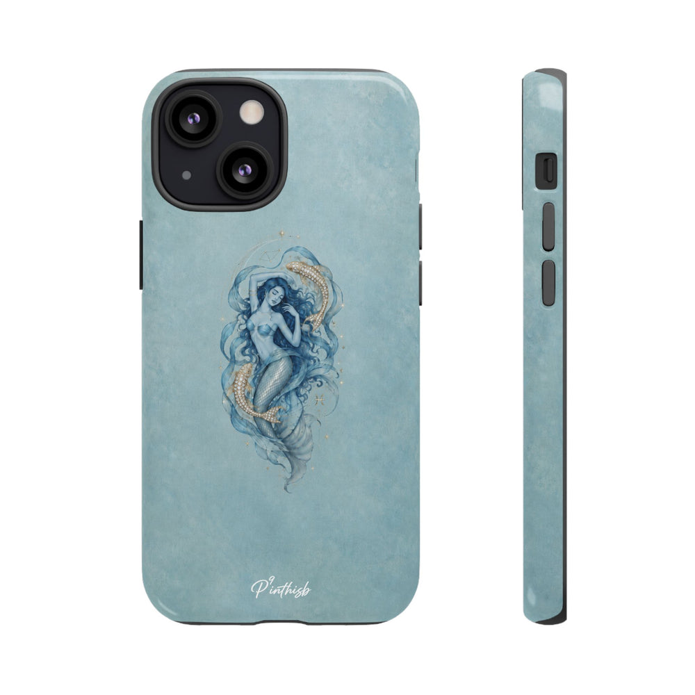 Pisces Zodiac Glitter Phone Case