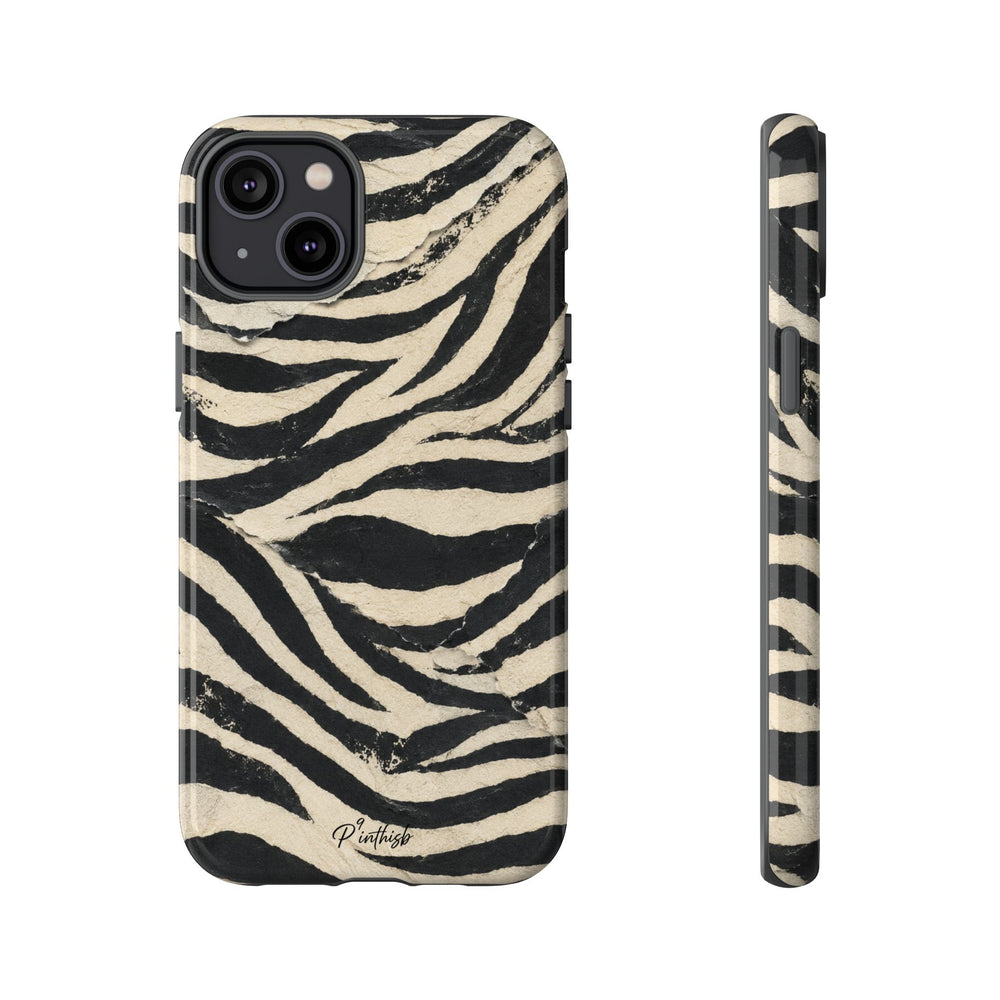 Zebra Stripe Tough Phone Case