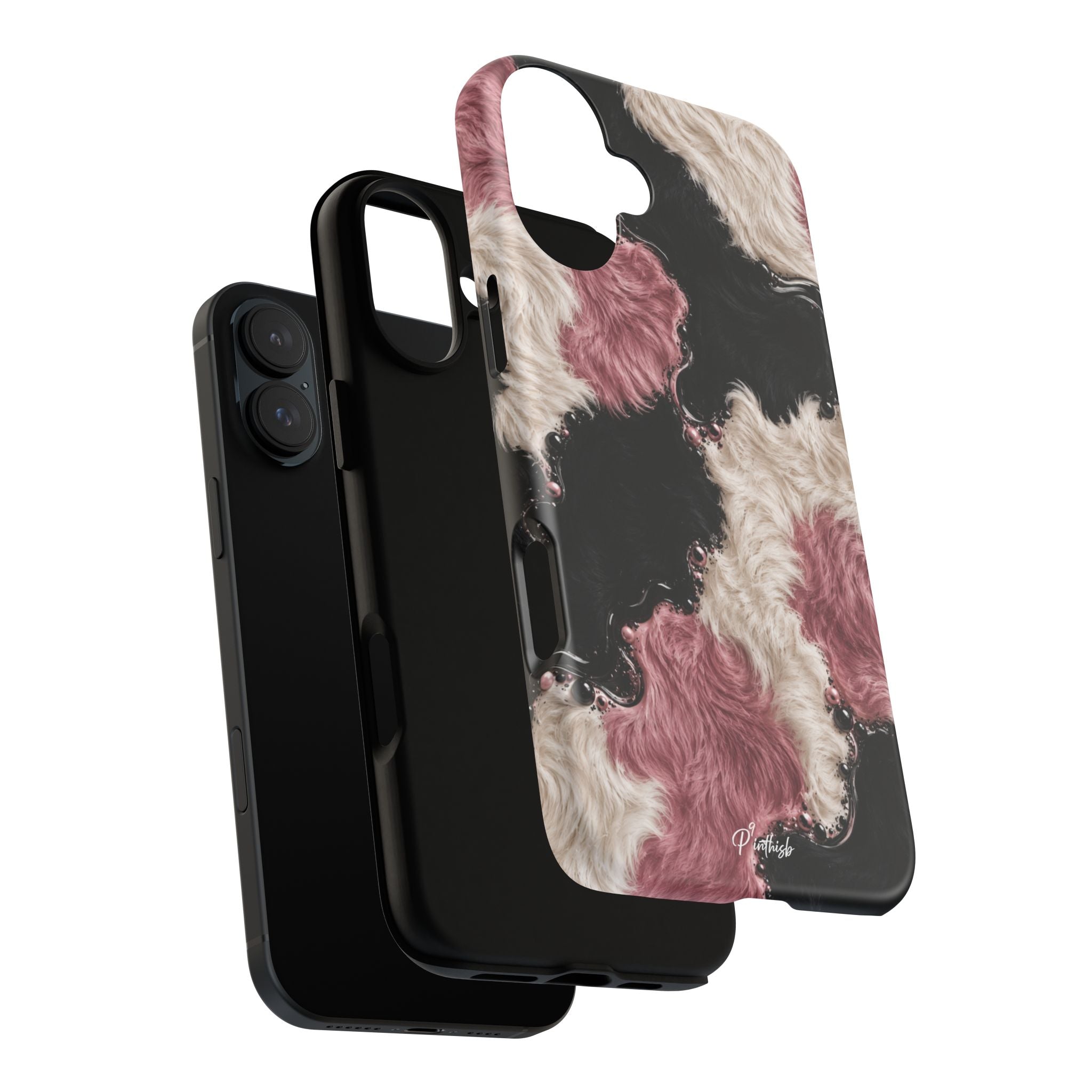 Cow Print Swirl Tough Case