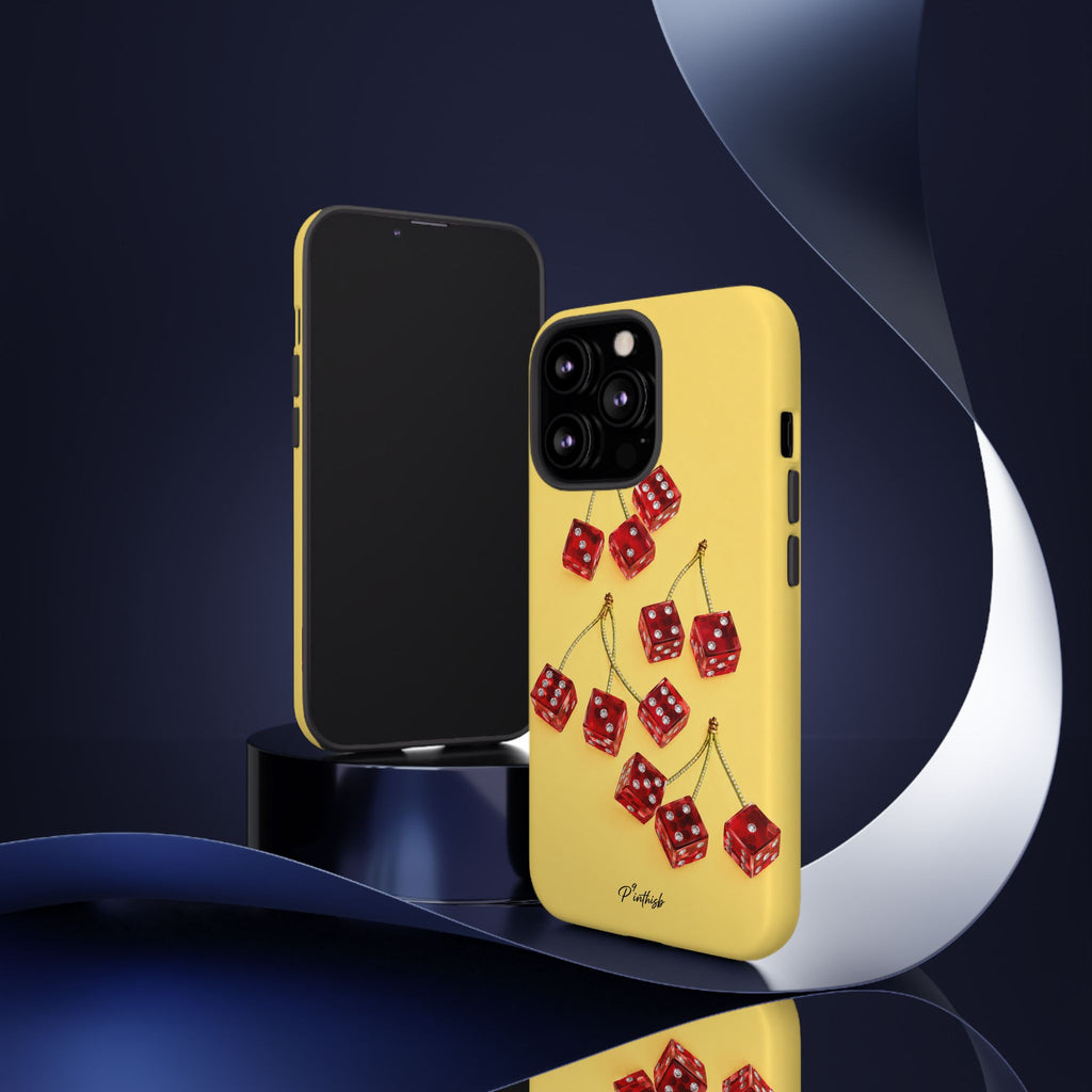 Cherry Dice Tough Phone Case