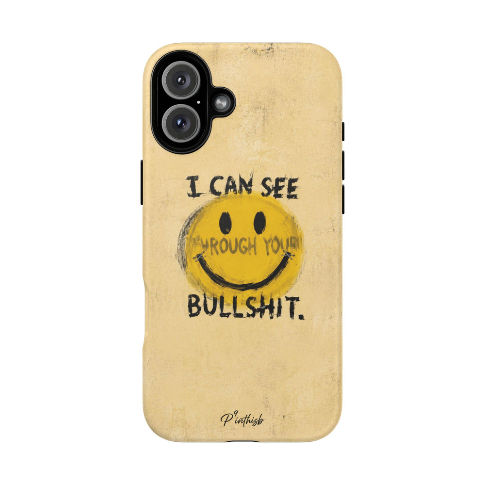 Smiley Anti-BS Tough Case